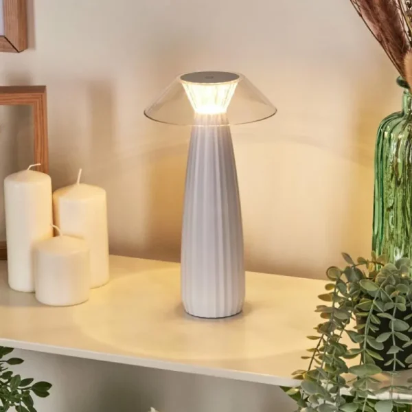 hofstein Eryla Lampe de bureau, Lampe à poser LED Blanc, 1 lumière* Lampes Modernes