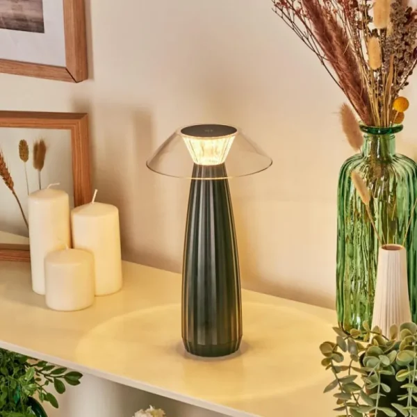 hofstein Eryla Lampe de bureau, Lampe à poser LED Noir, 1 lumière* Lampes Modernes