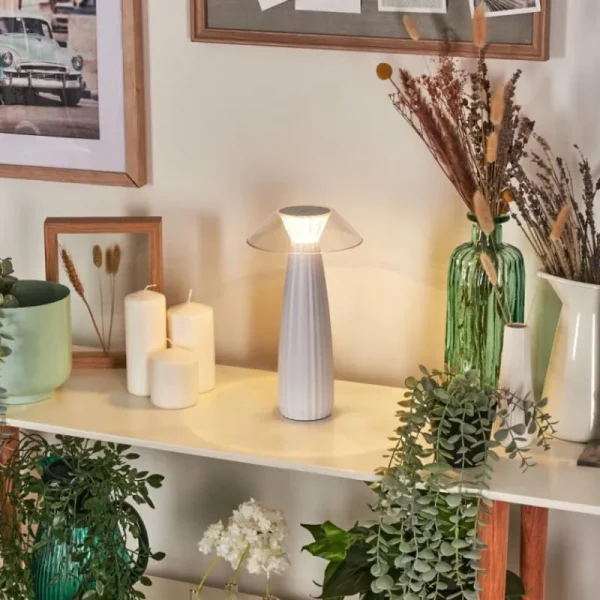 hofstein Eryla Lampe de bureau, Lampe à poser LED Blanc, 1 lumière* Lampes Modernes
