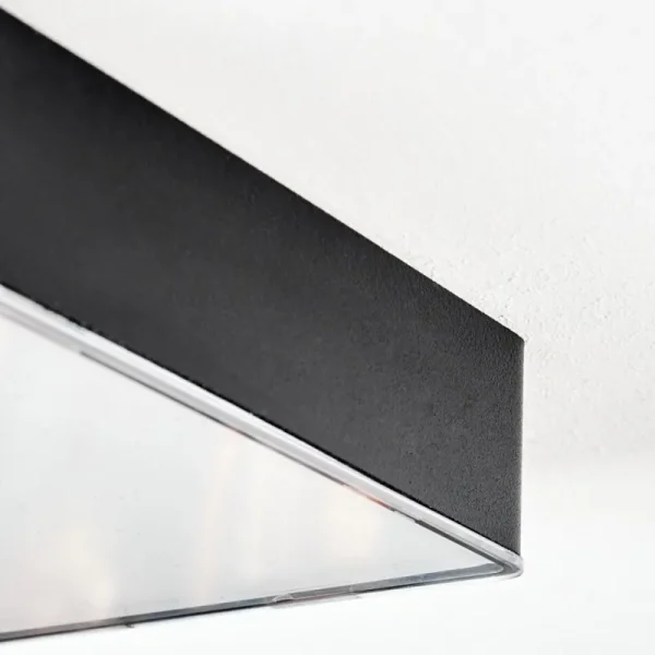 hofstein Esmar Plafonnier LED Noir, 1 lumière* Lampes Modernes