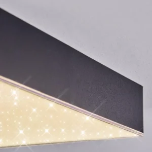 hofstein Esmar Plafonnier LED Noir, 1 lumière* Lampes Modernes