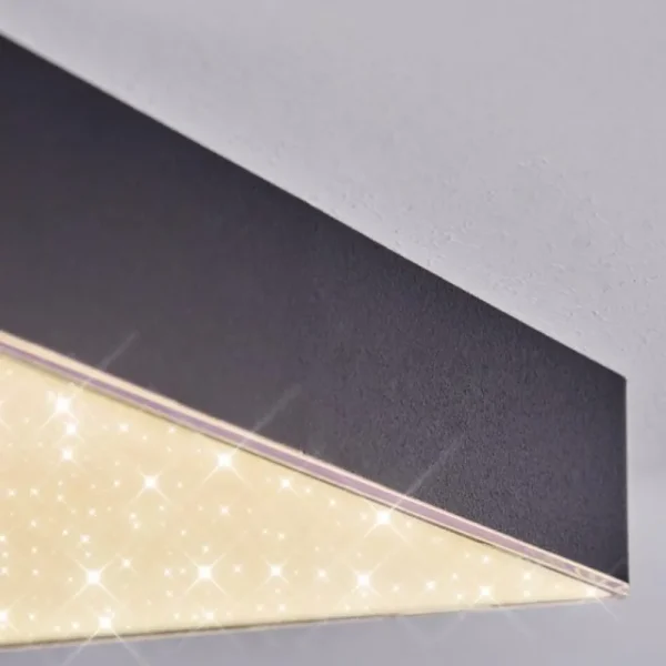 hofstein Esmar Plafonnier LED Noir, 1 lumière* Lampes Modernes