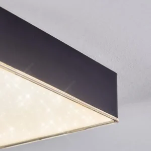 hofstein Esmar Plafonnier LED Noir, 1 lumière* Lampes Modernes