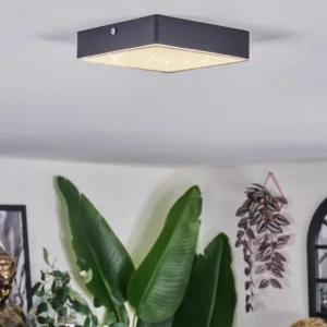 hofstein Esmar Plafonnier LED Noir, 1 lumière* Lampes Modernes