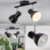 hofstein Farel Plafonnier, Spot de plafond Chrome, Noir, 2 lumières* Lampes Modernes