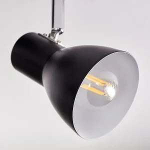 hofstein Farel Plafonnier, Spot de plafond Chrome, Noir, 2 lumières* Lampes Modernes