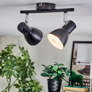 hofstein Farel Plafonnier, Spot de plafond Chrome, Noir, 2 lumières* Lampes Modernes
