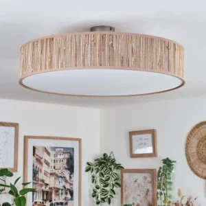 hofstein Foggia Plafonnier Nickel mat, 3 lumières* Lampes Modernes