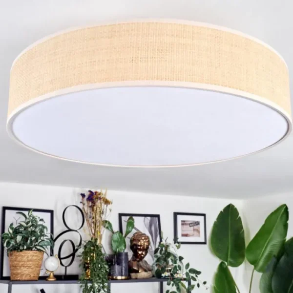 hofstein Foggia Plafonnier Nickel mat, 3 lumières* Lampes Modernes