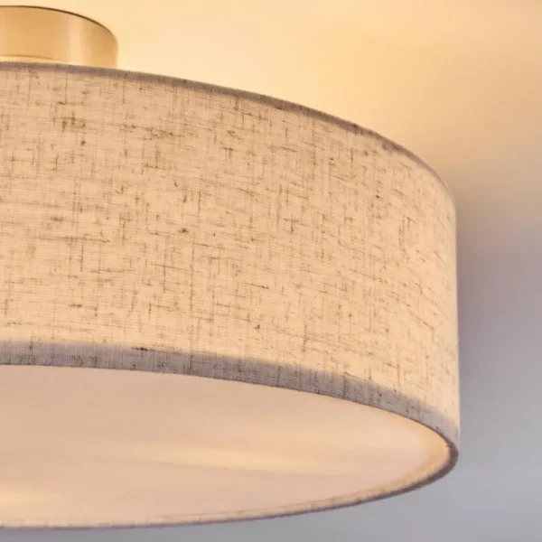 hofstein Foggia Plafonnier Nickel mat, 3 lumières* Lampes Modernes