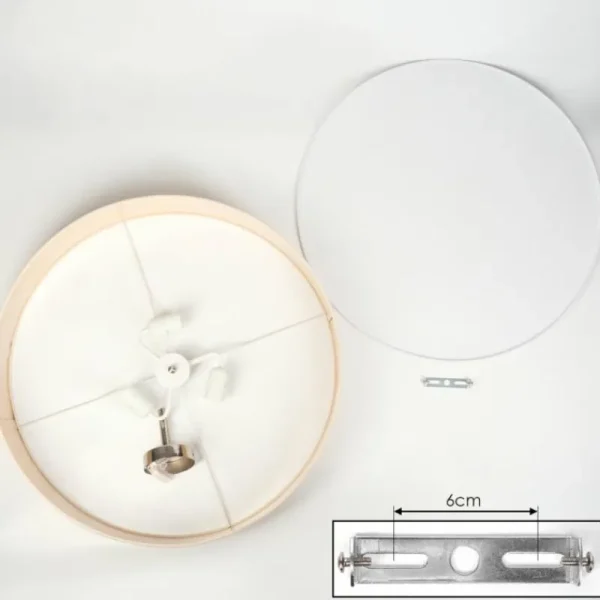 hofstein Foggia Plafonnier Nickel mat, 3 lumières* Lampes Modernes