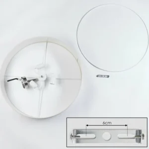 hofstein Foggia Plafonnier Nickel mat, 3 lumières* Lampes Modernes