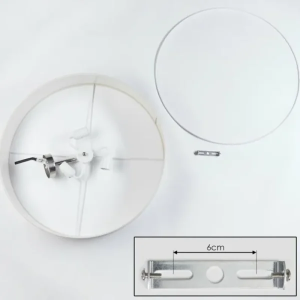 hofstein Foggia Plafonnier Nickel mat, 3 lumières* Lampes Modernes