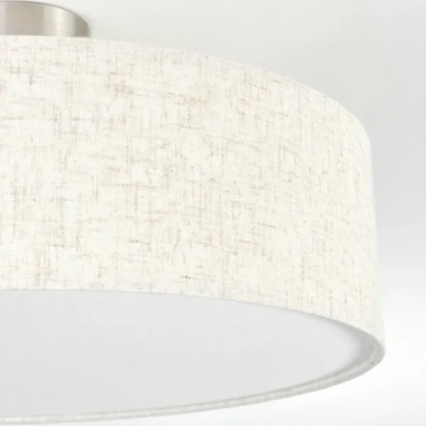 hofstein Foggia Plafonnier Nickel mat, 3 lumières* Lampes Modernes