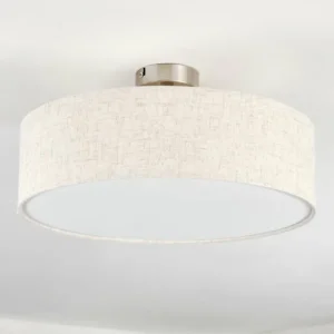 hofstein Foggia Plafonnier Nickel mat, 3 lumières* Lampes Modernes
