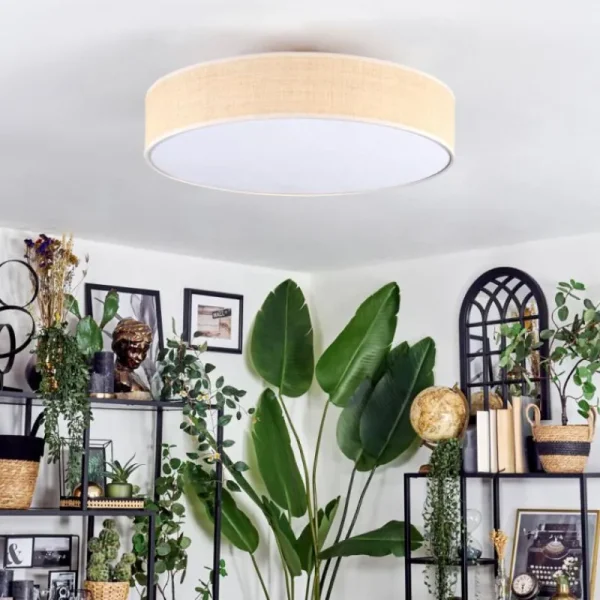 hofstein Foggia Plafonnier Nickel mat, 3 lumières* Lampes Modernes