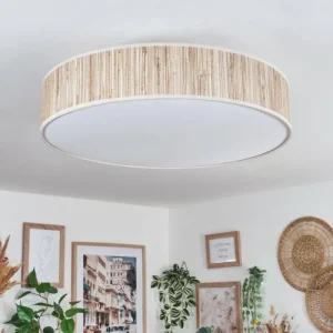 hofstein Foggia Plafonnier Nickel mat, 3 lumières* Lampes Modernes