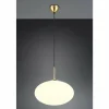 Luminaires Trio Fomento Suspension Laiton, 1 lumière* Lampes En Verre