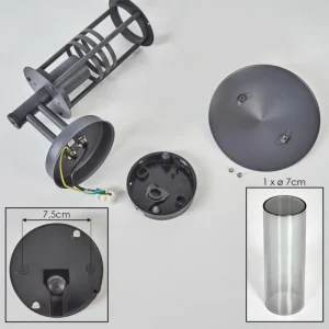 hofstein Forli Lampe murale d´extérieur Anthracite, 1 lumière* Lampes Modernes