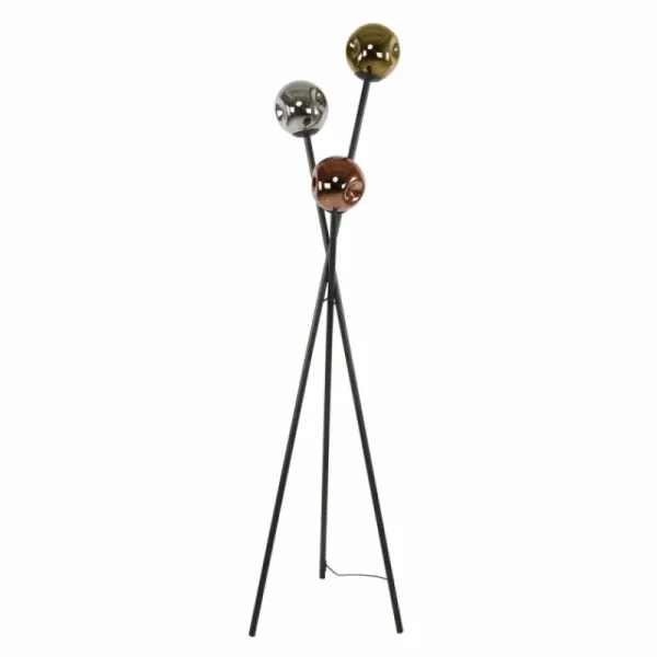 hofstein Fuensalida Lampadaire Anthracite, 3 lumières* Lampes En Verre
