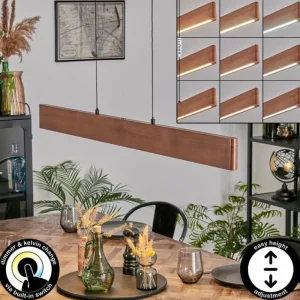 hofstein Fugelsta Suspension, Suspension LED Noir, 1 lumière* Lampes Modernes