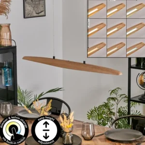 hofstein Fugelsta Suspension, Suspension LED Noir, 1 lumière* Lampes Modernes