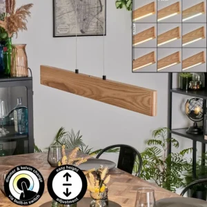 hofstein Fugelsta Suspension, Suspension LED Noir, 1 lumière* Lampes Modernes