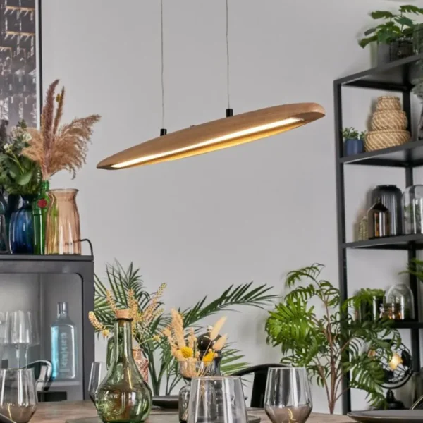 hofstein Fugelsta Suspension, Suspension LED Noir, 1 lumière* Lampes Modernes