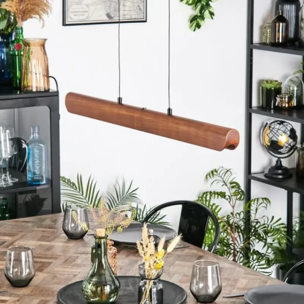 hofstein Fugelsta Suspension, Suspension LED Noir, 1 lumière* Lampes Modernes