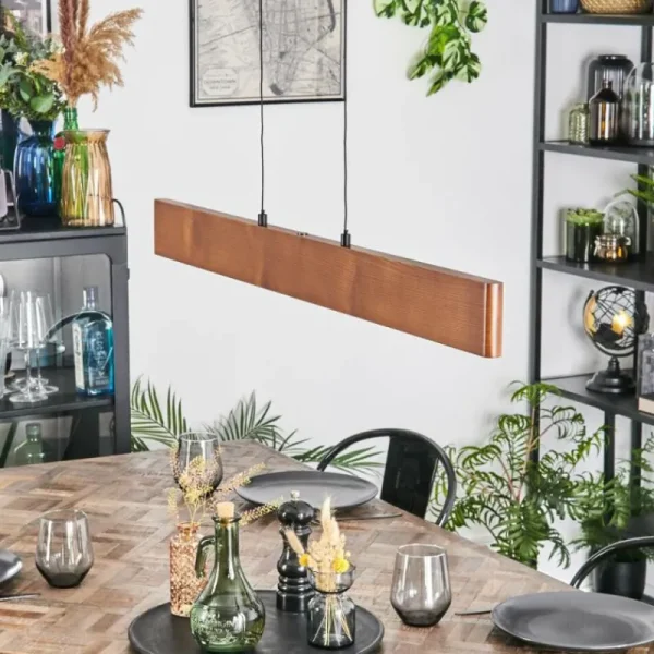 hofstein Fugelsta Suspension, Suspension LED Noir, 1 lumière* Lampes Modernes