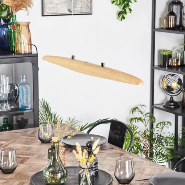 hofstein Fugelsta Suspension, Suspension LED Noir, 1 lumière* Lampes Modernes
