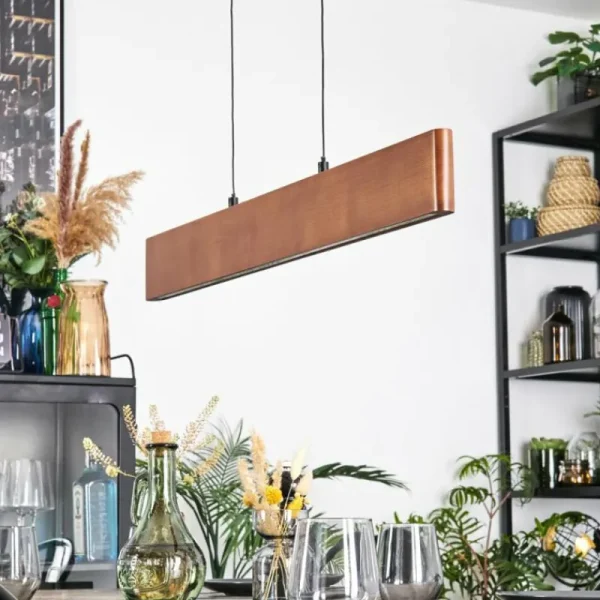 hofstein Fugelsta Suspension, Suspension LED Noir, 1 lumière* Lampes Modernes
