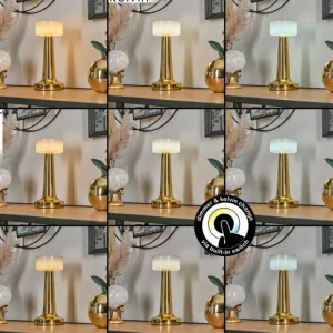 hofstein Gallboda Lampe à poser LED Laiton, 1 lumière* Lampes Modernes