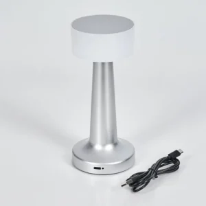 hofstein Gallboda Lampe à poser LED Argenté, 1 lumière* Lampes Modernes