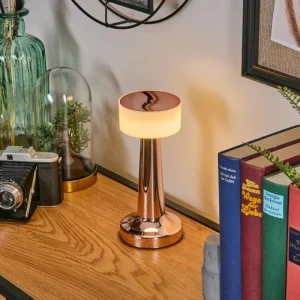 hofstein Gallboda Lampe à poser LED Cuivre, 1 lumière* Lampes Modernes