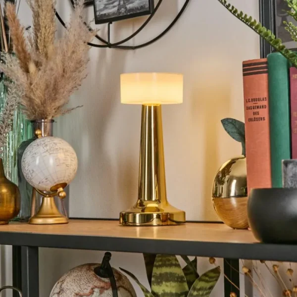 hofstein Gallboda Lampe à poser LED Laiton, 1 lumière* Lampes Modernes