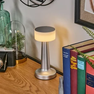 hofstein Gallboda Lampe à poser LED Argenté, 1 lumière* Lampes Modernes