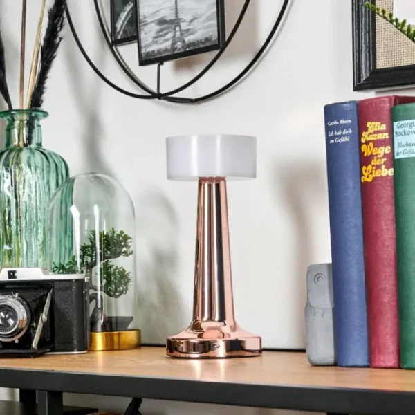 hofstein Gallboda Lampe à poser LED Cuivre, 1 lumière* Lampes Modernes
