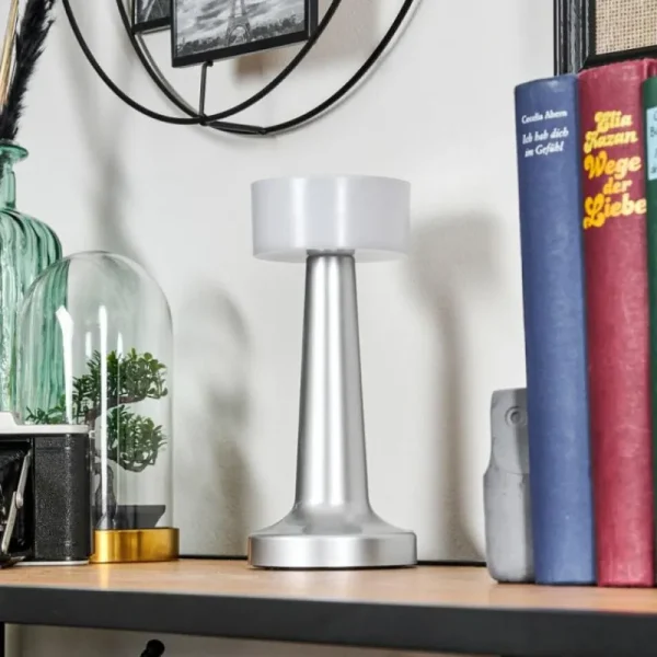 hofstein Gallboda Lampe à poser LED Argenté, 1 lumière* Lampes Modernes