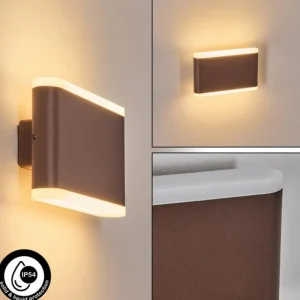 hofstein Gamas Lampe murale d´extérieur, Applique murale Brun, Rouille, 1 lumière* Lampes Modernes