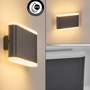 hofstein Gamas Lampe murale d´extérieur, Applique murale Anthracite, 1 lumière* Lampes Modernes