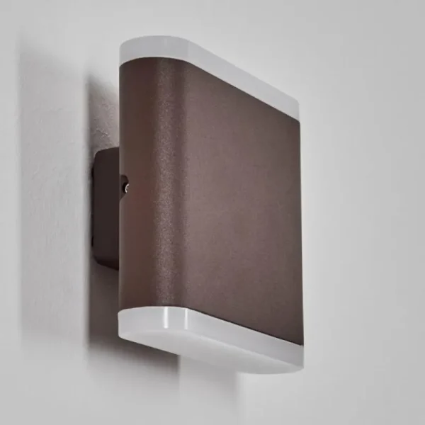 hofstein Gamas Lampe murale d´extérieur, Luminaire Up & Down, Applique murale LED Rouille, 1 lumière* Lampes Modernes