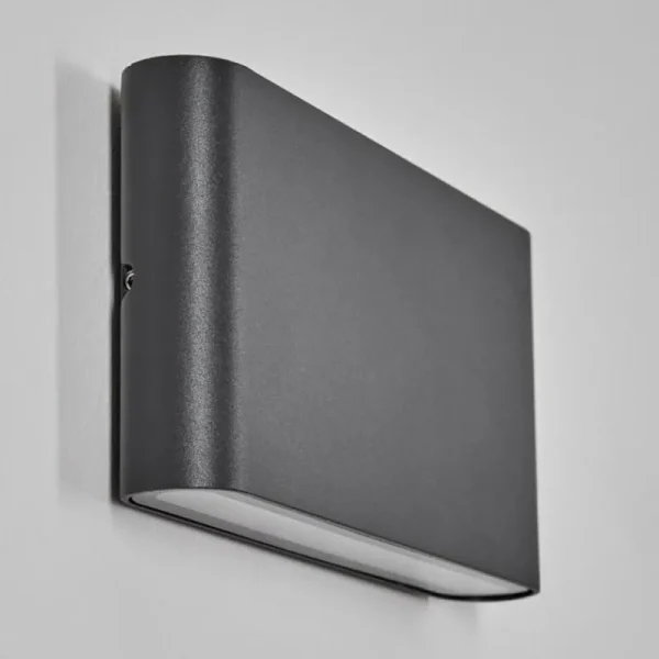 hofstein Gamas Lampe murale d´extérieur, Luminaire de salle de bain, Luminaire Up & Down, Applique murale Anthracite, 1 lumière* Lampes Modernes