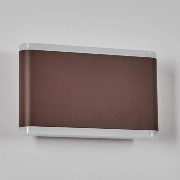 hofstein Gamas Lampe murale d´extérieur, Applique murale Brun, Rouille, 1 lumière* Lampes Modernes