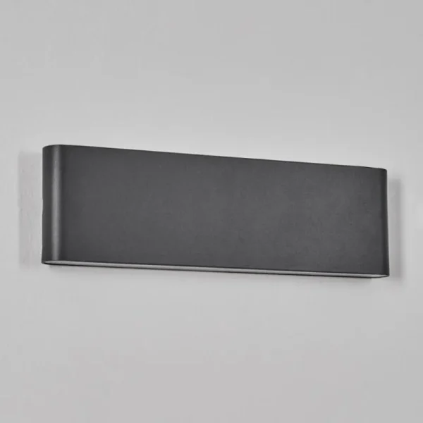 hofstein Gamas Lampe murale d´extérieur, Luminaire de salle de bain, Applique murale, Spot mural Anthracite, 1 lumière* Lampes Modernes