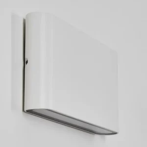 hofstein Gamas Lampe murale d´extérieur, Luminaire de salle de bain, Luminaire Up & Down, Applique murale Blanc, 1 lumière* Lampes Modernes