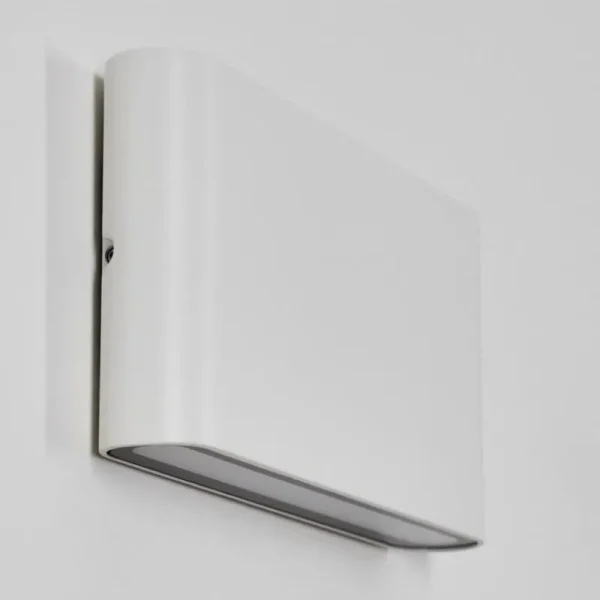 hofstein Gamas Lampe murale d´extérieur, Luminaire de salle de bain, Luminaire Up & Down, Applique murale Blanc, 1 lumière* Lampes Modernes