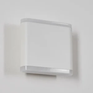 hofstein Gamas Lampe murale d´extérieur, Luminaire Up & Down, Applique murale LED Blanc, 1 lumière* Lampes Modernes