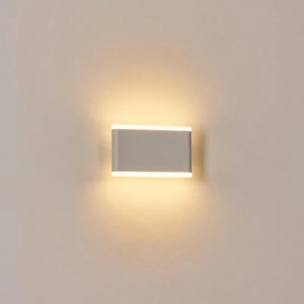 hofstein Gamas Lampe murale d´extérieur, Applique murale Blanc, 1 lumière* Lampes Modernes