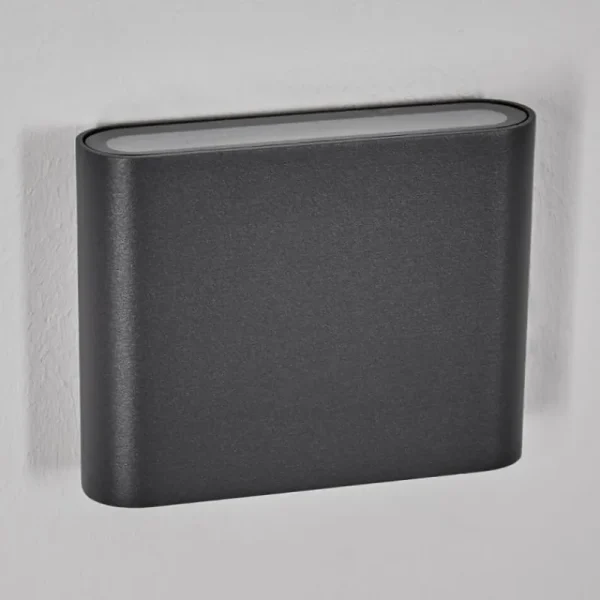hofstein Gamas Lampe murale d´extérieur, Luminaire de salle de bain, Luminaire Up & Down, Applique murale LED Anthracite, 1 lumière* Lampes Modernes